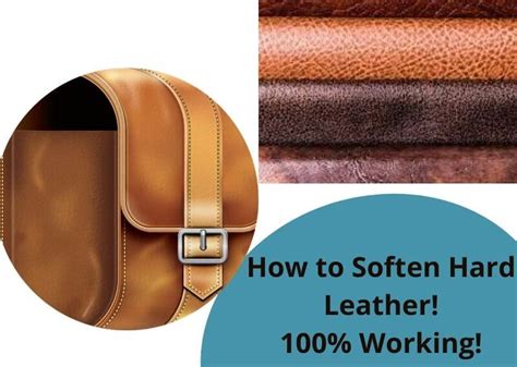 how to soften fake leather bag|softening old hard leather.